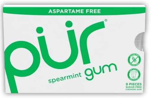 PUR GUM SPEARMINT 12CT(9 PIECE)