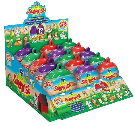 PIP SQUEAKS SURPRISE PET & CANDY  .4OZ