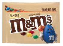 M & M ALMOND 8.6OZ POUCH**AVAILABLE BY SPECIAL ORDER AND EMAIL ONLY, ALLOW 21 DAYS LEADTIME