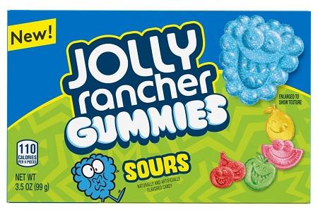 JOLLY RANCHER GUMMIES SOURS 3.5OZ BOX
