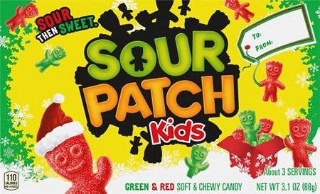 SOUR PATCH KIDS RED & GREEN 3.1OZ BOX