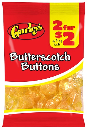 GURLEY'S 2/$2 BUTTERSCOTCH BUTTONS 3.25OZ