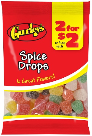 GURLEY'S 2/$2 SPICE DROPS 3.5OZ
