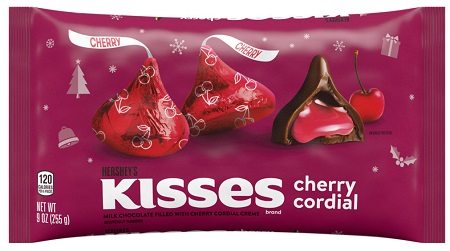 HERSHEY'S KISSES CHERRY CORDIAL 9OZ**LIMITED EDITION - PREBOOK  BY AUGUST**