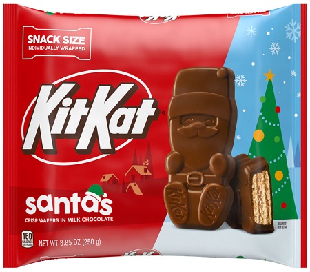 KIT KAT SANTAS SNACK SIZE 8.85OZ 22CT**LIMITED EDITION - PREBOOK  BY AUGUST**