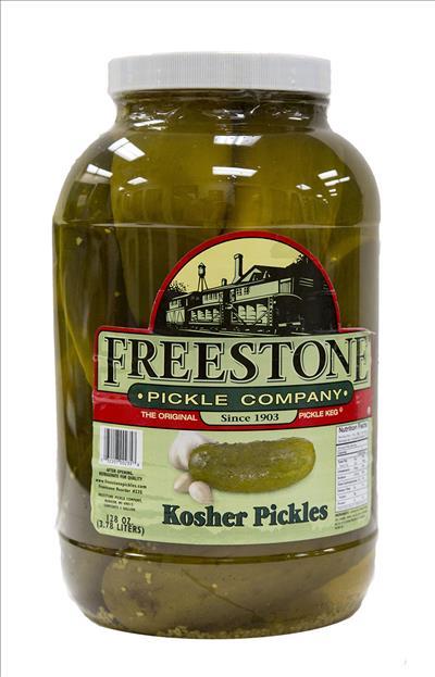 FREESTONE PICKLES 1 GAL. KOSHER(10-14CT)