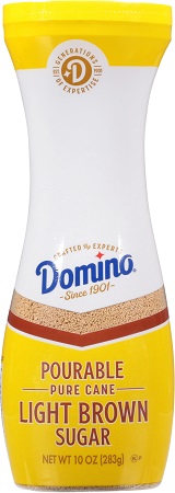 DOMINO POURABLE LIGHT BROWN SUGAR 6/10OZ(FLIP-TOP CANISTER) - *$3.00 OFF PER CASE - WHILE INVENTORY LASTS*