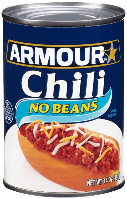 ARMOUR CHILI NO BEANS 14OZ