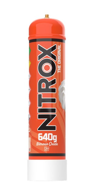 CREAM CHARGER NITROX 640G ORIGINAL (6CT CASE) (MSRP:$29.99)***-FOR FOOD PREPARATION ONLY---18+ ONLY***