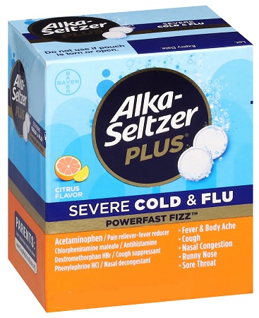 ALKA SELTZER PLUS SEVERE COLD & FLU 20/2PK
