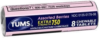 TUMS SM BERRY EXTRA 12CT