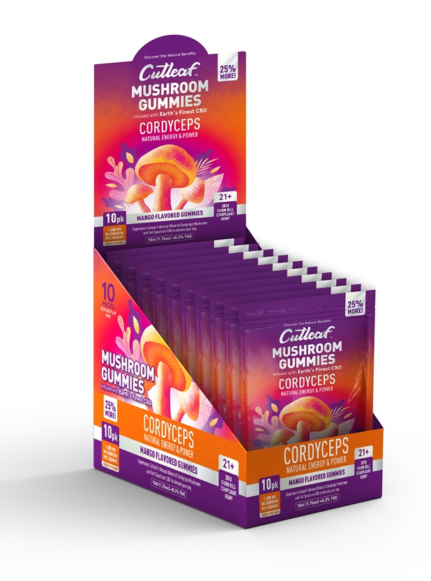 CUTLEAF MUSHROOM GUMMIES CORDYCEPS
