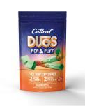 CUTLEAF DUOS POP&PUFF -STRAWAPPLE** TWO PREROLLS + TWO GUMMIES **