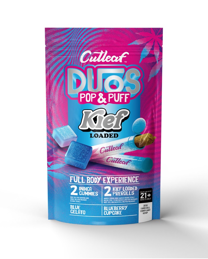 CUTLEAF DUOS KIEF POP&PUFF -BLUEBERRY