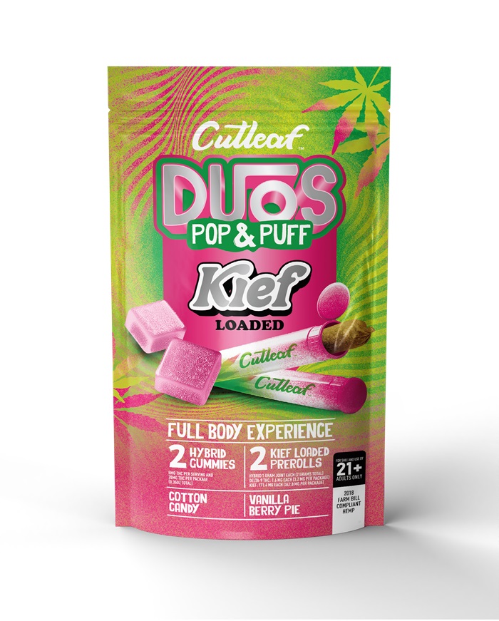 CUTLEAF DUOS KIEF POP&PUFF -VANILLA BERRY