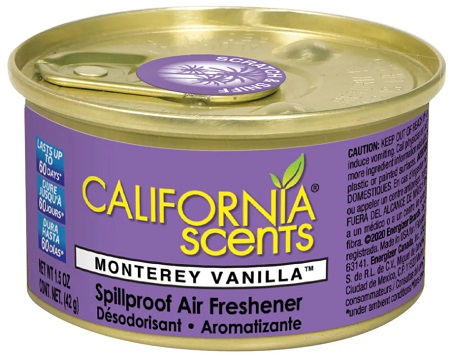 CALIFORNIA SCENTS SPILLPROOF CAN MONTEREY VANILLA 144CT**AVAILABLE BY SPECIAL ORDER AND EMAIL ONLY, ALLOW 14 DAYS LEADTIME**