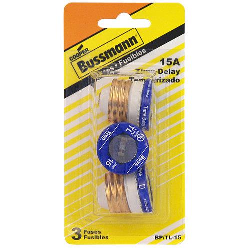 FUSE TIME DELAY PLUG 15A HOUSE