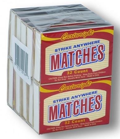 MATCHES BOX STRIKE ANYWHERE 10CT