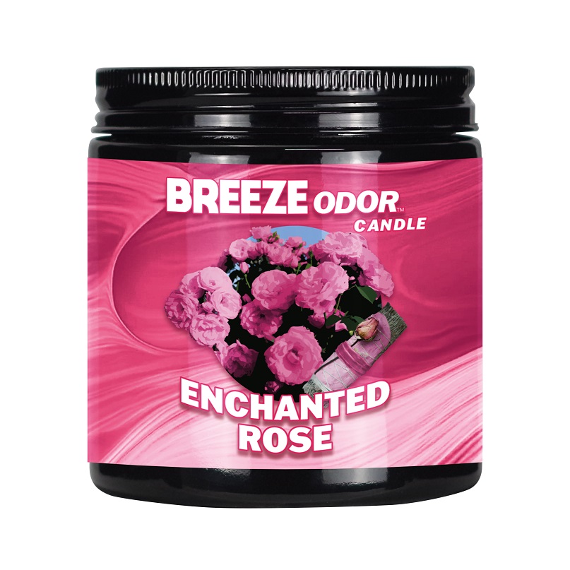 BREEZE ODOR CANDLE ENCHANTED ROSE13oz CANDLE