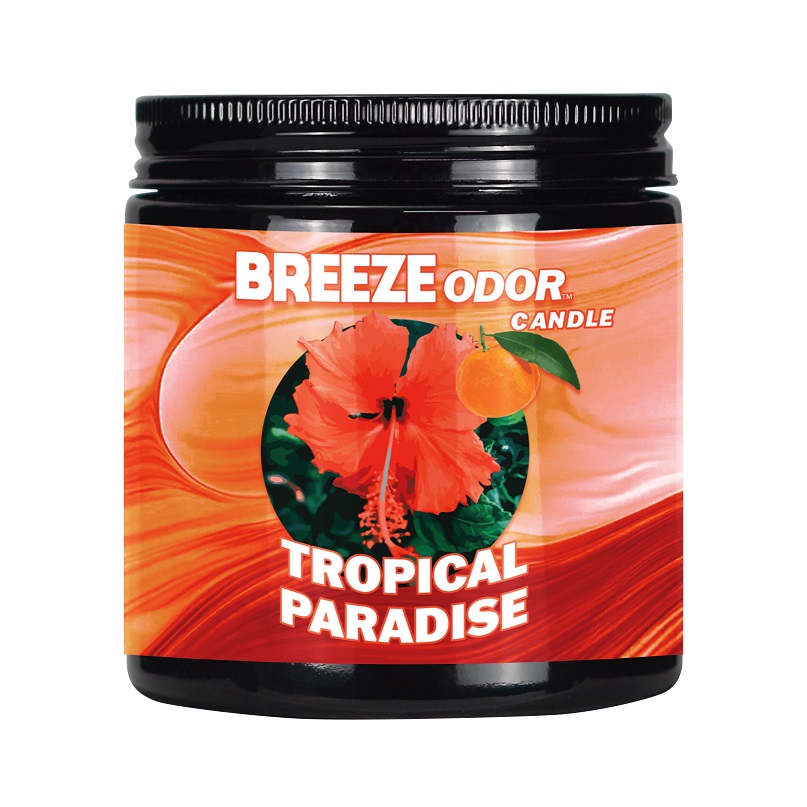 BREEZE ODOR CANDLE TROPICAL PARADISE13oz CANDLE