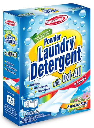 POWERHOUSE POWDER DETERGENT W/OXI-ALL16 OZ FRESH LINEN