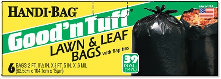 GOOD 'N TUFF LAWN/LEAF BAG 39GAL 12/6CT(NO PRE-PRICE)