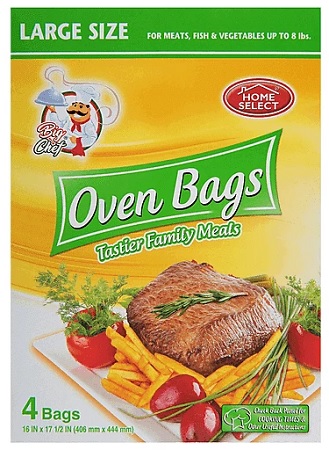 HOME SELECT LARGE OVEN BAGS24/4CT