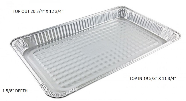 ROASTING PAN FULL SIZE SHALLOW 50CT(LID #2050)