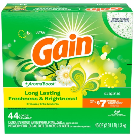 GAIN POWDER 45OZ ORIGINAL**AVAILABLE BY SPECIAL ORDER ONLY, ALLOW 21 DAYS LEADTIME