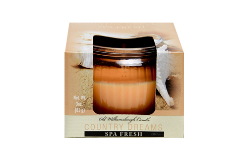 CANDLE COUNTRY DREAMSSPA FRESH 3OZ