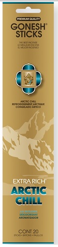 INCENSE GONESH 4CT/20 STICKSARCTIC CHILL