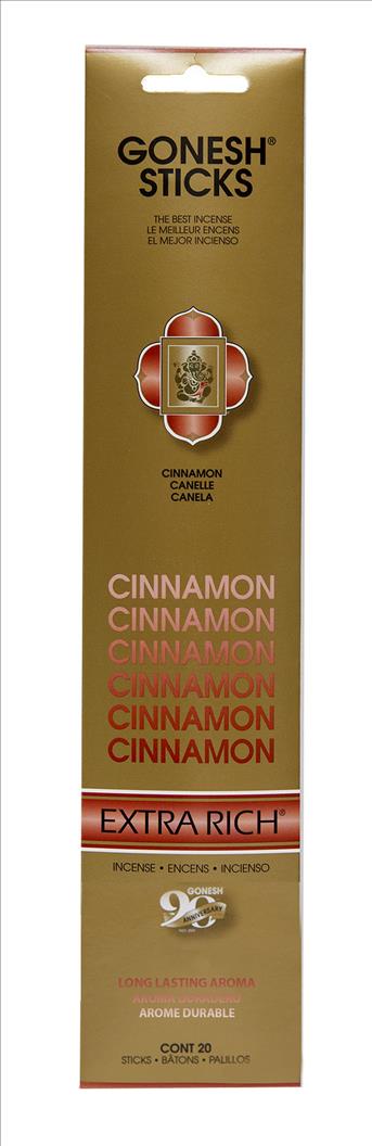 INCENSE GONESH 4CT/20 STICKSCINNAMON