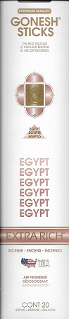 INCENSE GONESH 4CT/20 STICKSEGYPT