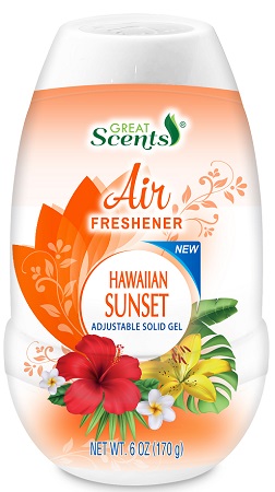 AIR FRESH ADJUST HAWAIIAN GREAT SCENTS 6OZ