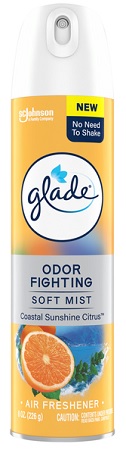 GLADE SPRAY COASTAL SUNSHINE CITRUS 8OZ