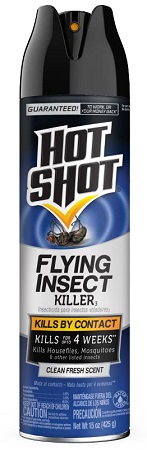 HOT SHOT FLYING INSECT KILLER 6/15OZ*$1.50 OFF PER CASE*