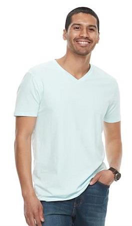 T-SHIRT WHITE V-NECK WRAP 3X 12CT