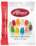 ALBANESE 12 FLAVOR GUMMI BEARS 3.5OZ PEG