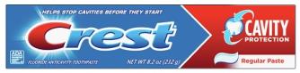 TOOTHPASTE CREST-REG PASTE (8.2OZ) 4CT