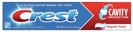 TOOTHPASTE CREST-REG PASTE (8.2OZ) 4CT