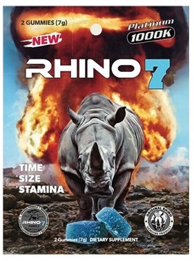 RHINO PLATINUM GUMMIES MALE ENHANCE.**$3.00 OFF MAY PROMOTION**