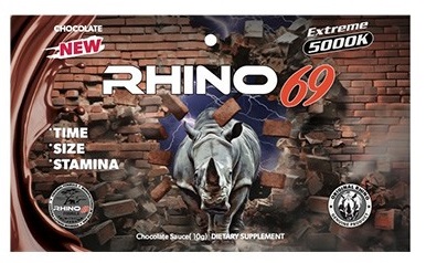 RHINO 69 SAUCE CHOCOLATE MALE ENHANCE.**$3.00 OFF MAY PROMOTION**