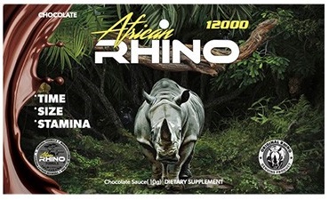 RHINO AFRICAN SAUCE CHOCOLATE MALE ENHAN**$3.00 OFF MAY PROMOTION**