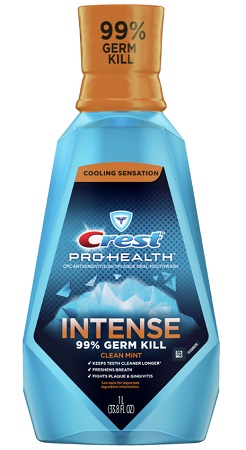 CREST PRO HEALTH RINSE INTENSE CLEAN MINT 6/1LIT**AVAILABLE BY SPECIAL ORDER ONLY, ALLOW 21 DAYS LEADTIME