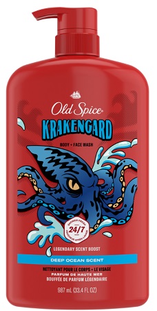 OLD SPICE BODY WASH KRAKENGARD 33.4OZ**AVAILABLE BY SPECIAL ORDER AND EMAIL ONLY, ALLOW 14 DAYS LEADTIME