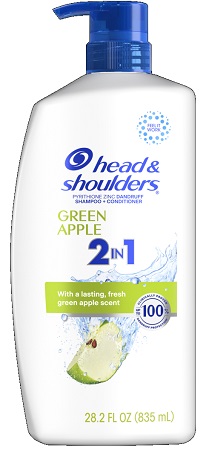 HEAD & SHOULDERS 2-in-1 GREEN APPLE -28.2OZ**AVAILABLE BY SPECIAL ORDER AND EMAIL ONLY, ALLOW 14 DAYS LEADTIME