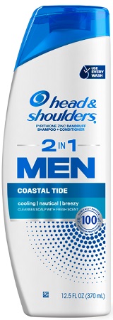 HEAD & SHOULDERS 2 IN 1 COASTAL TIDE 12.5OZ**AVAILABLE BY SPECIAL ORDER AND EMAIL ONLY, ALLOW 14 DAYS LEADTIME