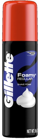 GILLETTE FOAMY SHAVE CREAM 2OZ