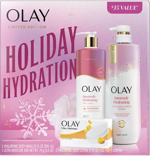 OLAY HOLIDAY HYDRATION GIFT PACK**AVAILABLE BY SPECIAL ORDER & EMAIL ONLY, ALLOW 14 DAYS LEADTIME