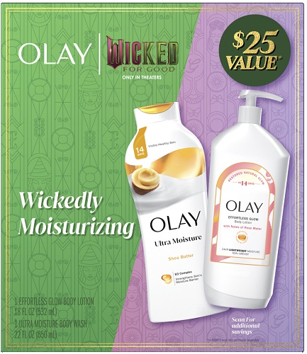 OLAY WICKED HOLIDAY GIFT PACK**AVAILABLE BY SPECIAL ORDER & EMAIL ONLY, ALLOW 14 DAYS LEADTIME